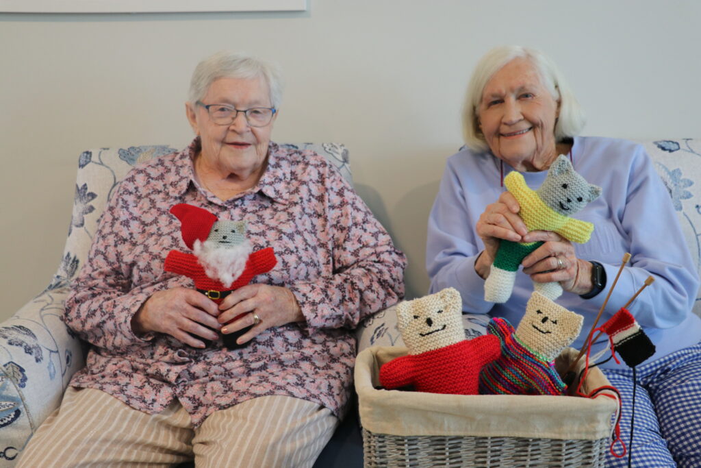 Knitting for a worth cause